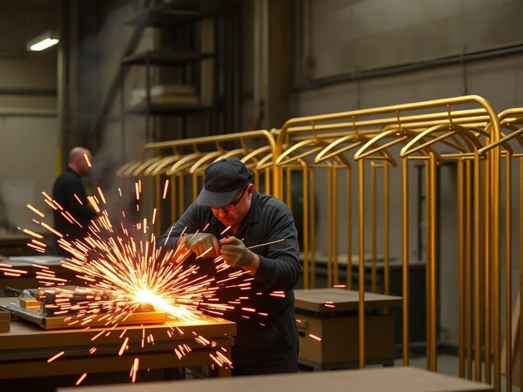 Prime Display Racks workshop in Vikaspuri, Delhi